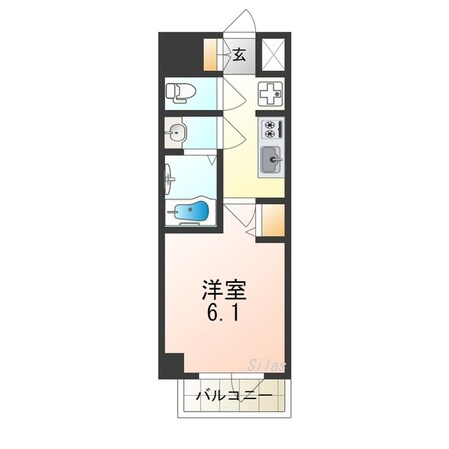 美章園駅 徒歩9分 10階の物件間取画像